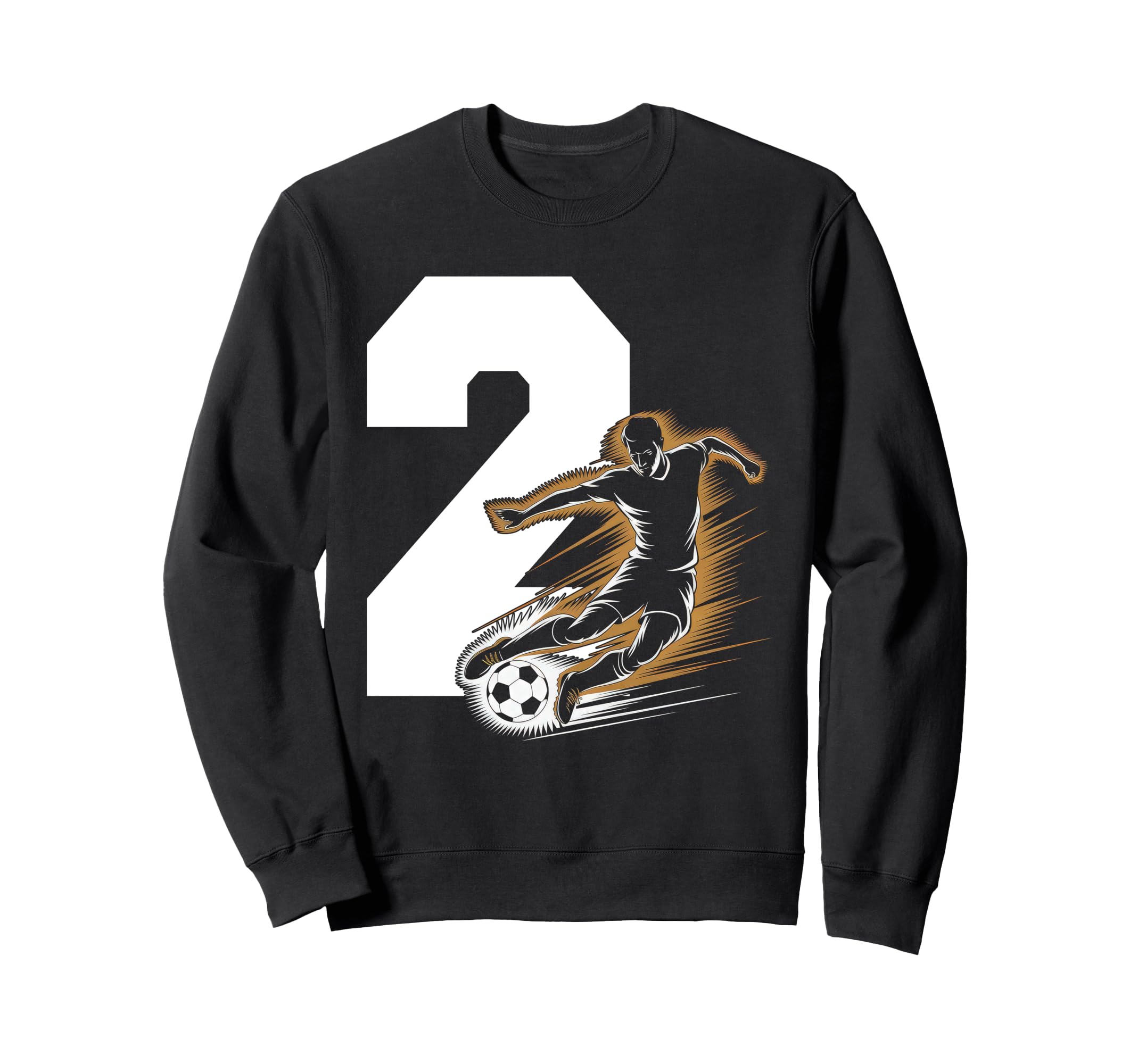 2 Soccer Birthday Gift Soccer Fan Sweatshirt - Trendy Graphic Unisex - T-Shirt, Sweatshirt, Hoodie