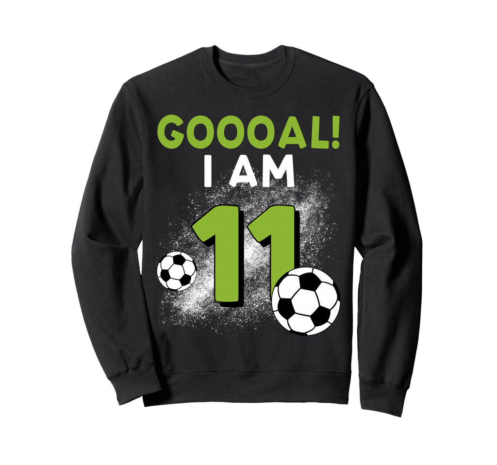 11Th Birthday Soccer Theme 11Year Old Sweatshirt - Custom Art Print Unisex - T-Shirt, Sweatshirt, Hoodie