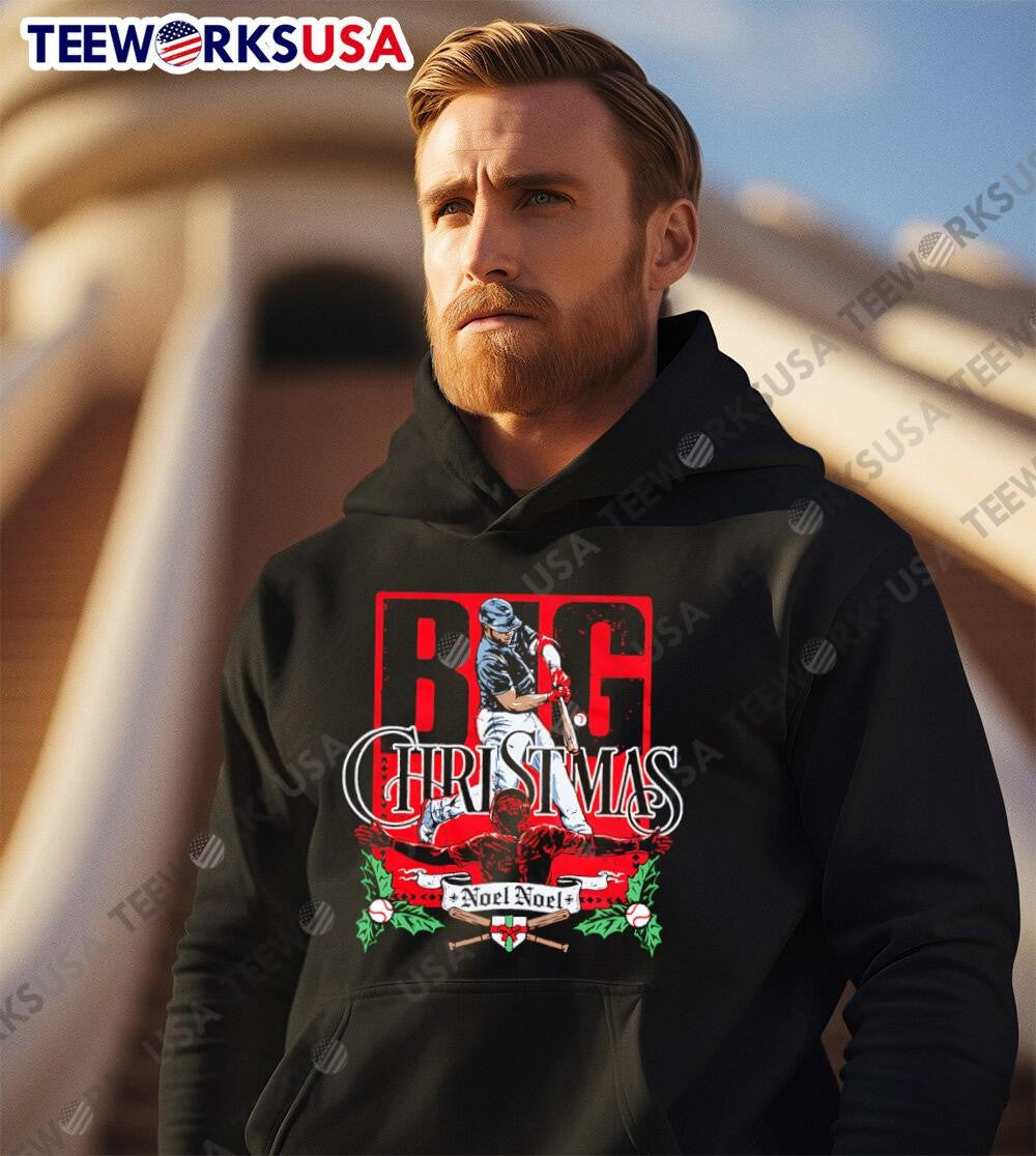 Big Christmas Noel Cleveland Guardians - Adult & Kids T-Shirts, Sweatshirts & Hoodies apparel design preview 2