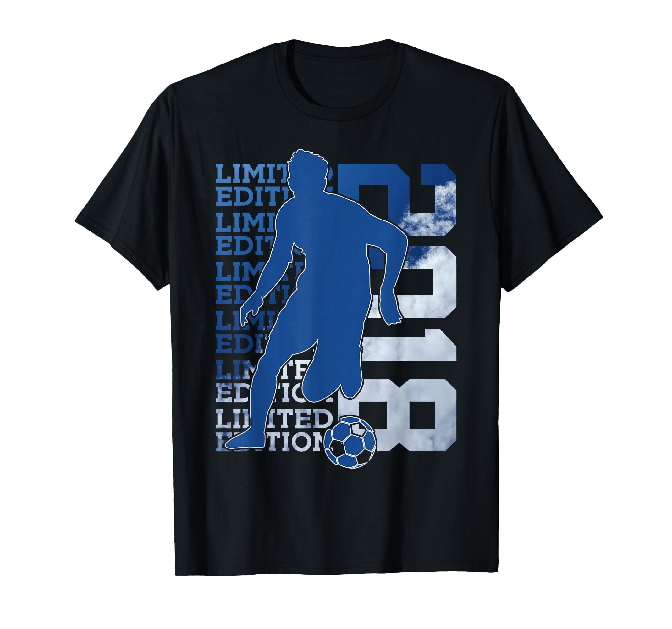 2018 8 Years Soccer 8Th Birthday T-Shirt - Trendy Graphic for Adults - T-Shirt, Sweatshirt, Hoodie