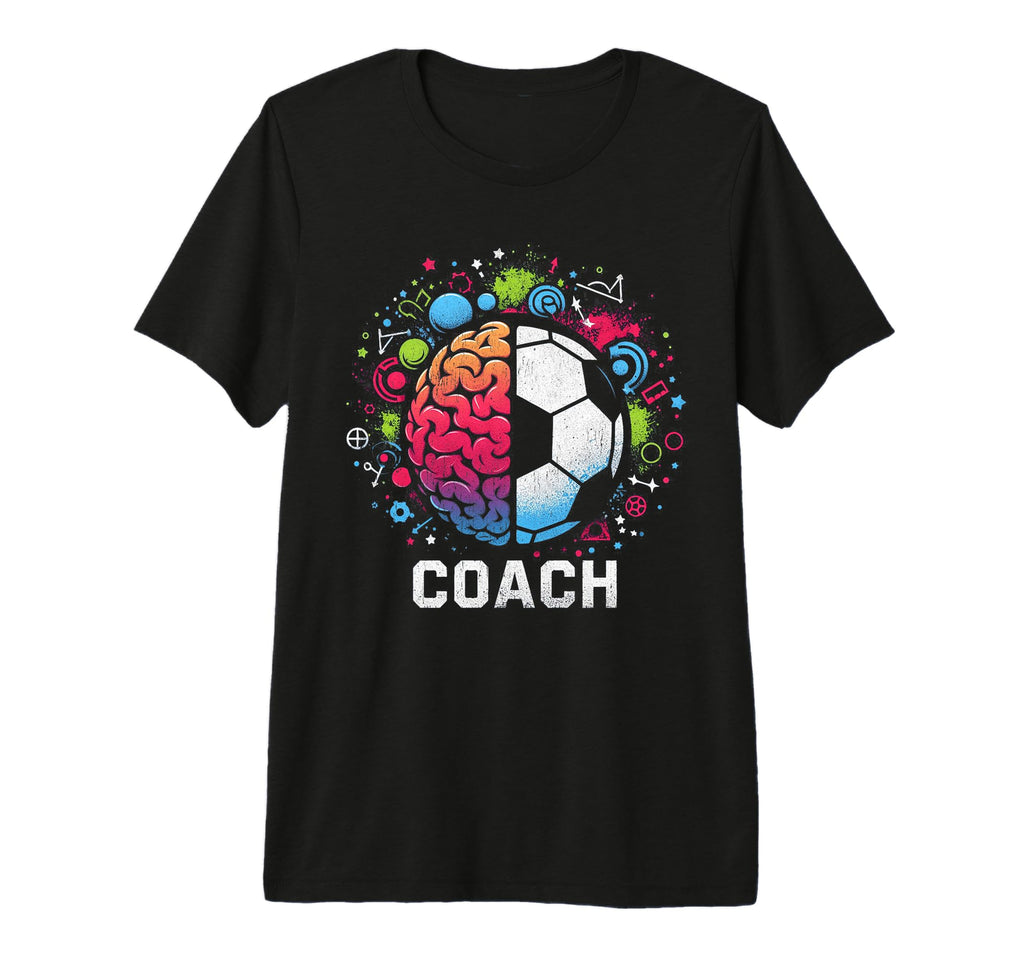 Soccer Coach Training Coaching T-Shirt - Custom Art Print Men Women - T-Shirt, Sweatshirt, Hoodie