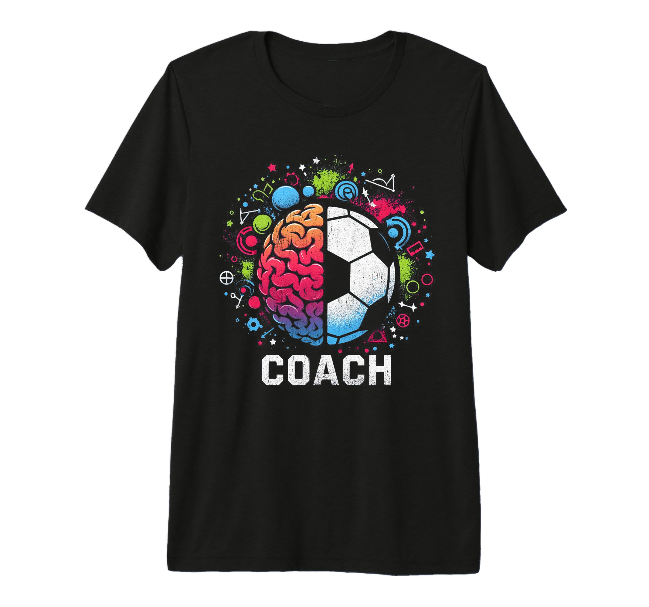 Soccer Coach Training Coaching T-Shirt - Custom Art Print Men Women - T-Shirt, Sweatshirt, Hoodie