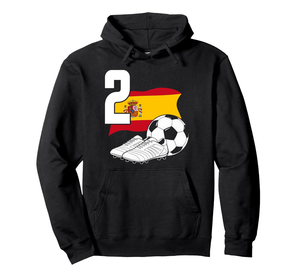 2 Soccer Birthday Gift Soccer Fan Sports Hoodie - Graphic Print for Adults - T-Shirt, Sweatshirt, Hoodie