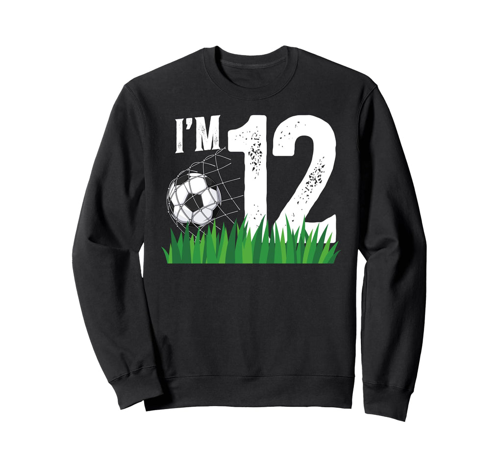12Th Soccer Birthday Party Twelve Sweatshirt - Minimalist Print Men Women - T-Shirt, Sweatshirt, Hoodie