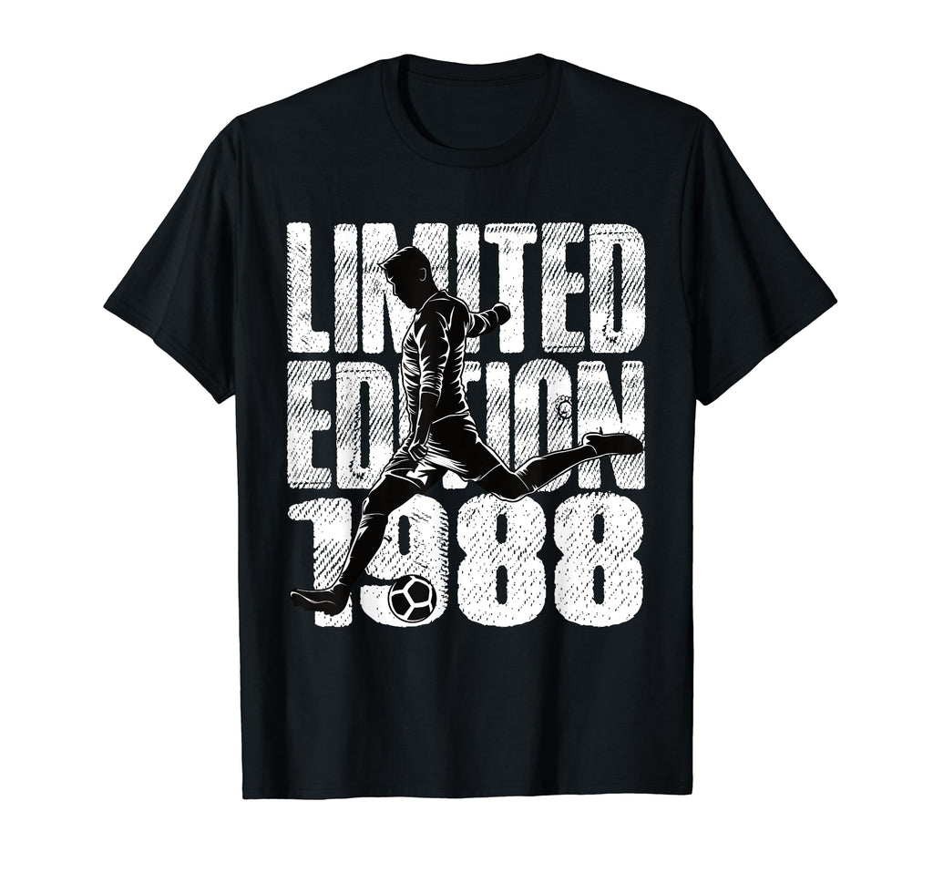 1988 Soccer Birthday 1988 T-Shirt - Aesthetic Graphic for Adults - T-Shirt, Sweatshirt, Hoodie
