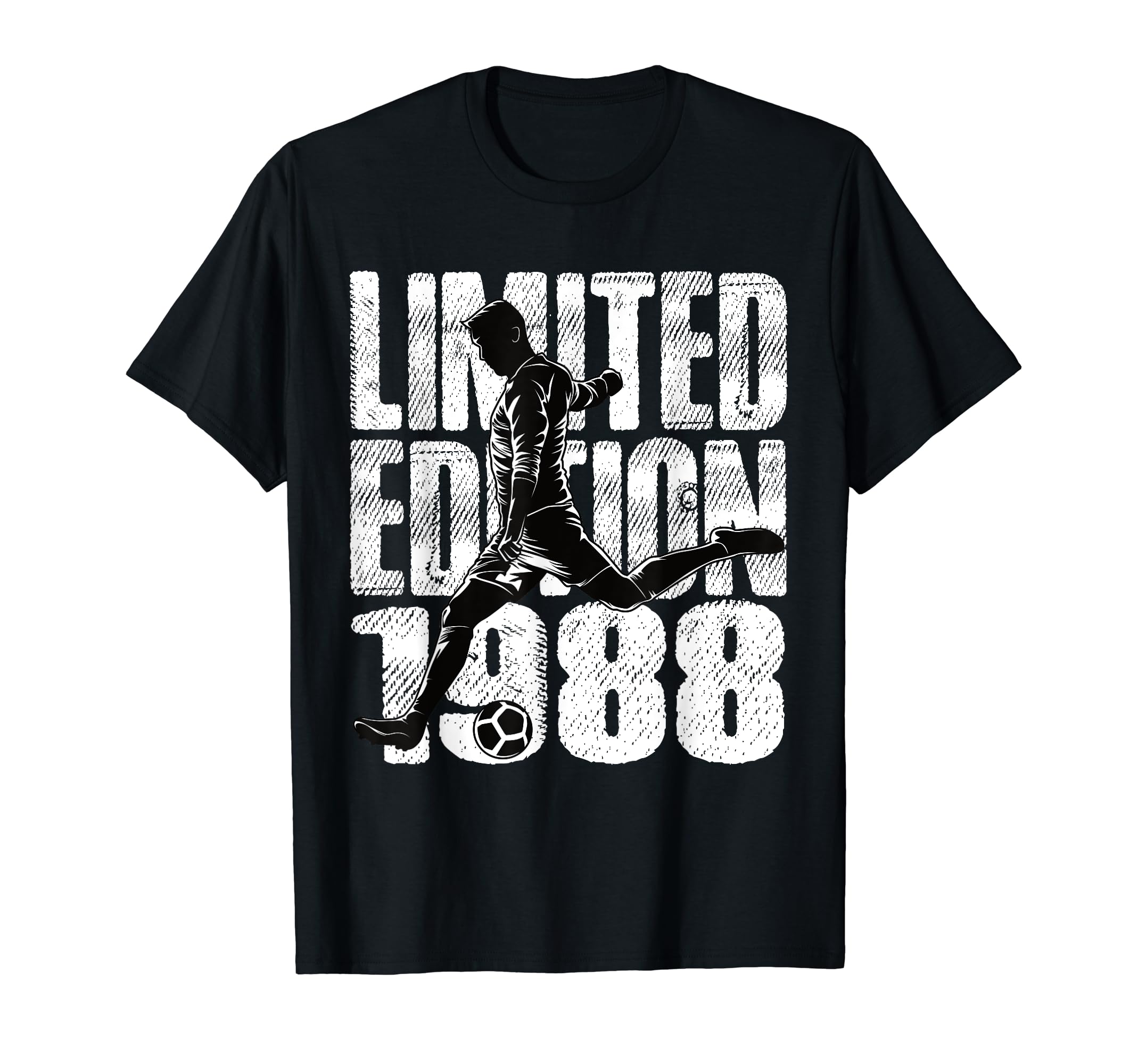 1988 Soccer Birthday 1988 T-Shirt - Aesthetic Graphic for Adults - T-Shirt, Sweatshirt, Hoodie