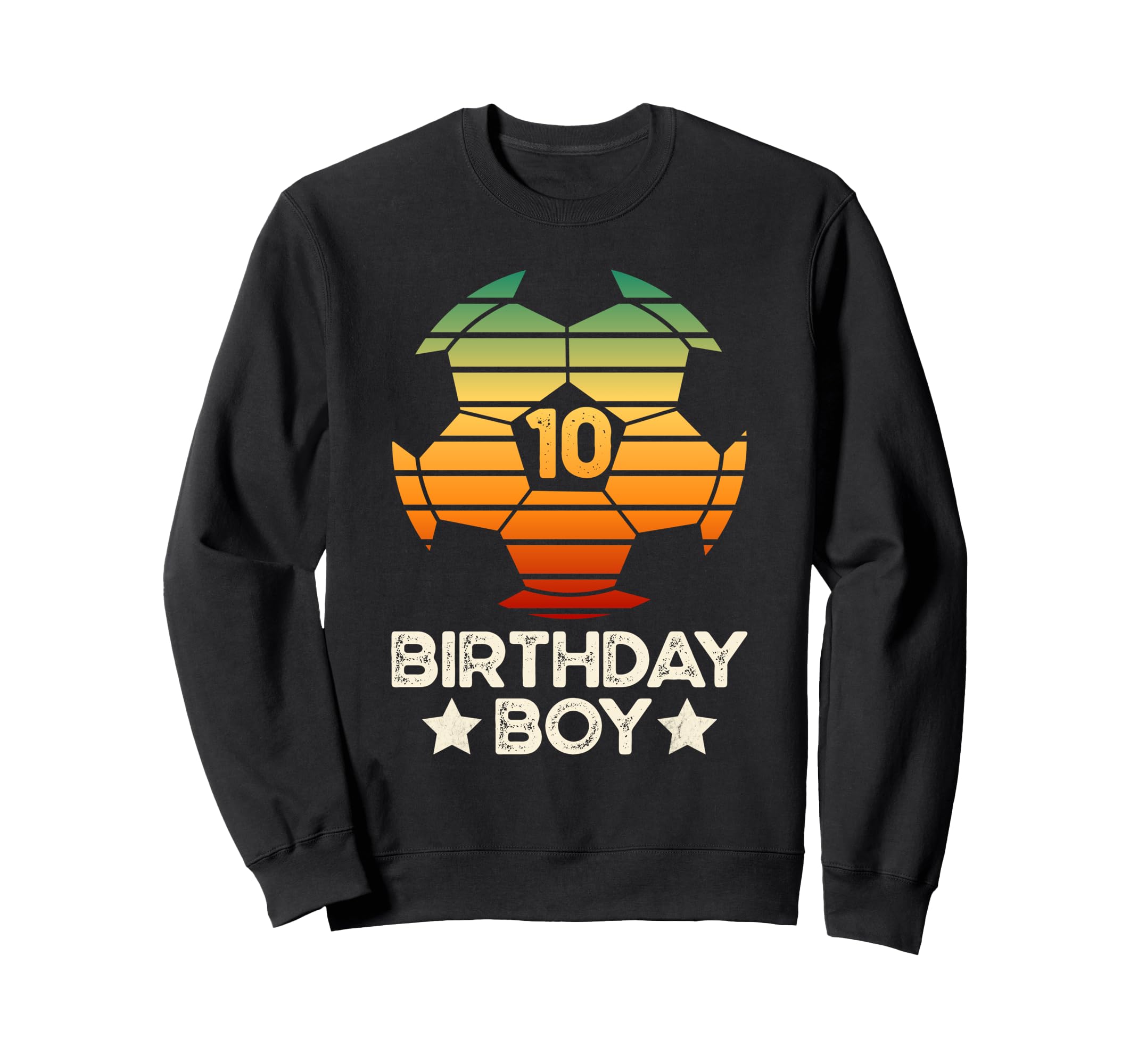 10Th Birthday 10 Years Soccer Sweatshirt - Unique Graphic Men Women - T-Shirt, Sweatshirt, Hoodie
