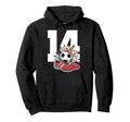 14 Soccer Birthday Gift Soccer Fan Hoodie - Aesthetic Graphic Unisex - T-Shirt, Sweatshirt, Hoodie