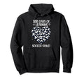 100 Days School Soccer Heart Love Hoodie - Minimalist Print for Adults - T-Shirt, Sweatshirt, Hoodie