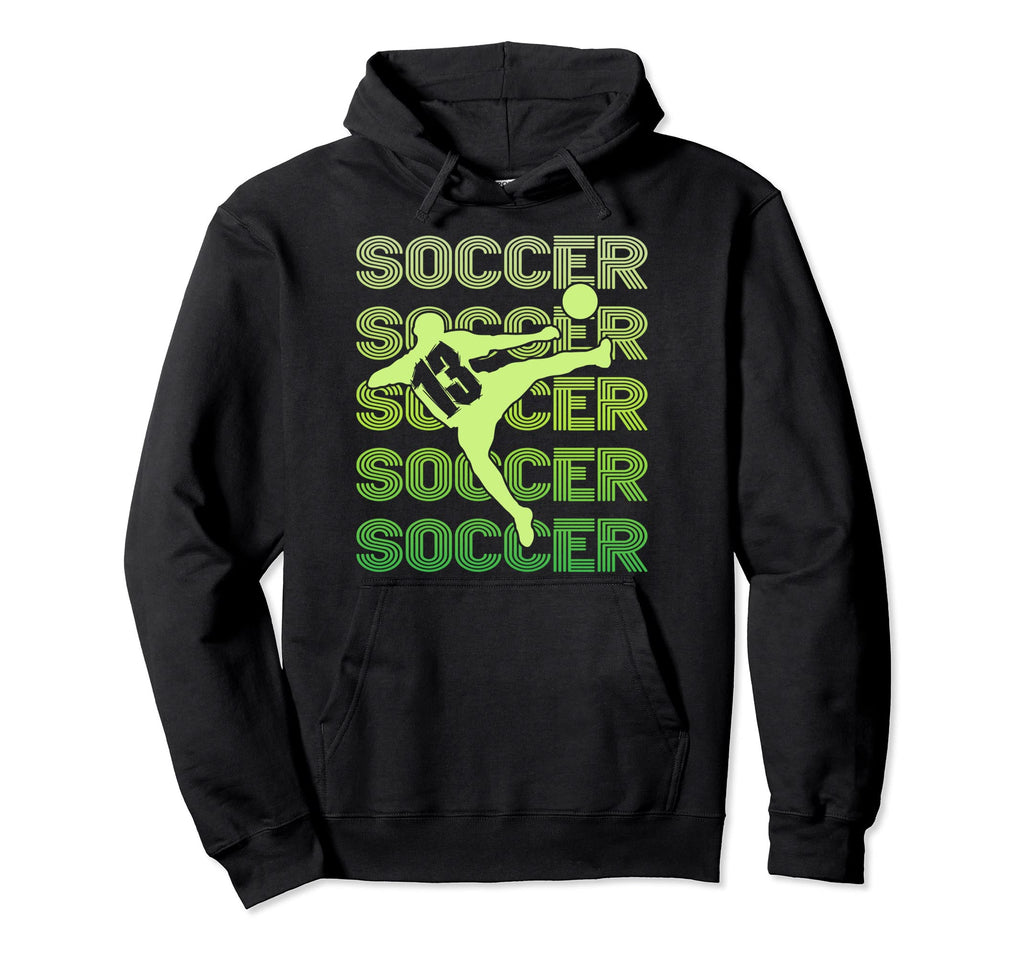 13Th Birthday Soccer 13 Years Old Hoodie - Casual Everyday Wear for Adults - T-Shirt, Sweatshirt, Hoodie