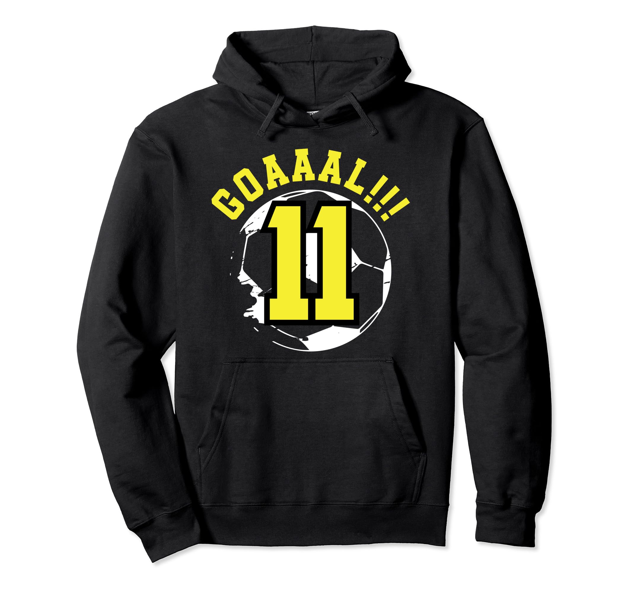 11Th Birthday 11 Years Soccer Football Hoodie - Novelty Apparel Unisex - T-Shirt, Sweatshirt, Hoodie