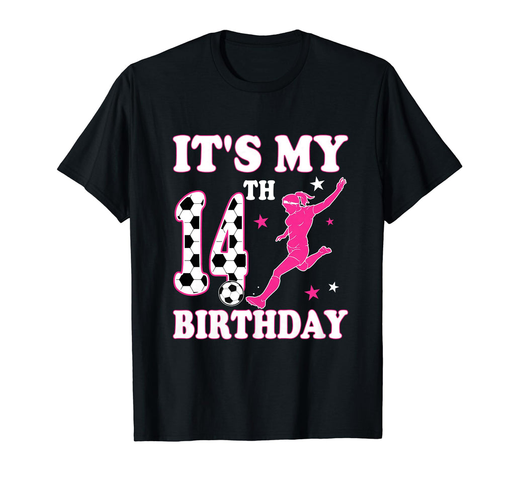 14Th Birthday Soccer Themed 14 Year T-Shirt - Unique Graphic for Adults - T-Shirt, Sweatshirt, Hoodie