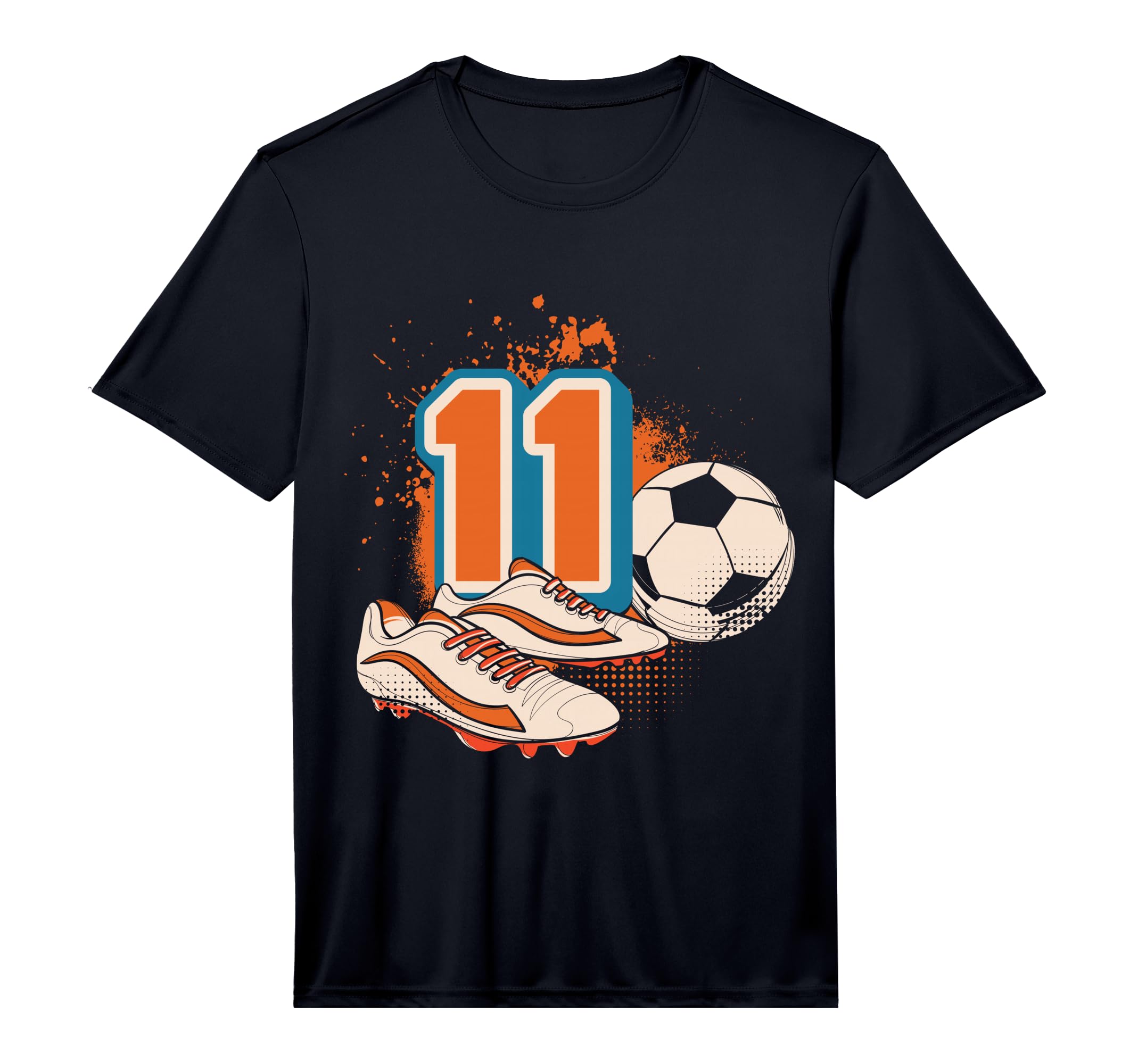 11Th Birthday Soccer Player Football T-Shirt - Fun Novelty Design Unisex - T-Shirt, Sweatshirt, Hoodie