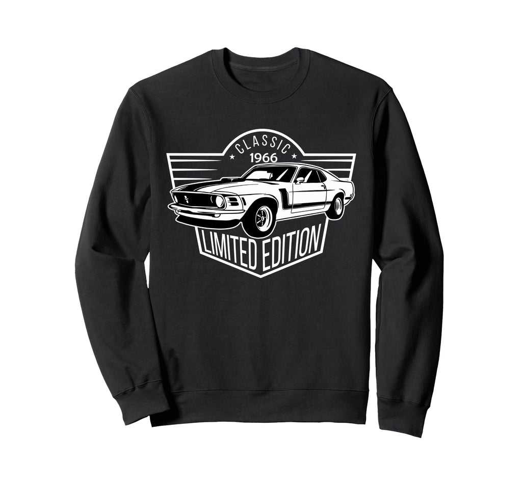 1966 Dad Birthday Legend Car Sweatshirt - Custom Art Print Unisex - T-Shirt, Sweatshirt, Hoodie
