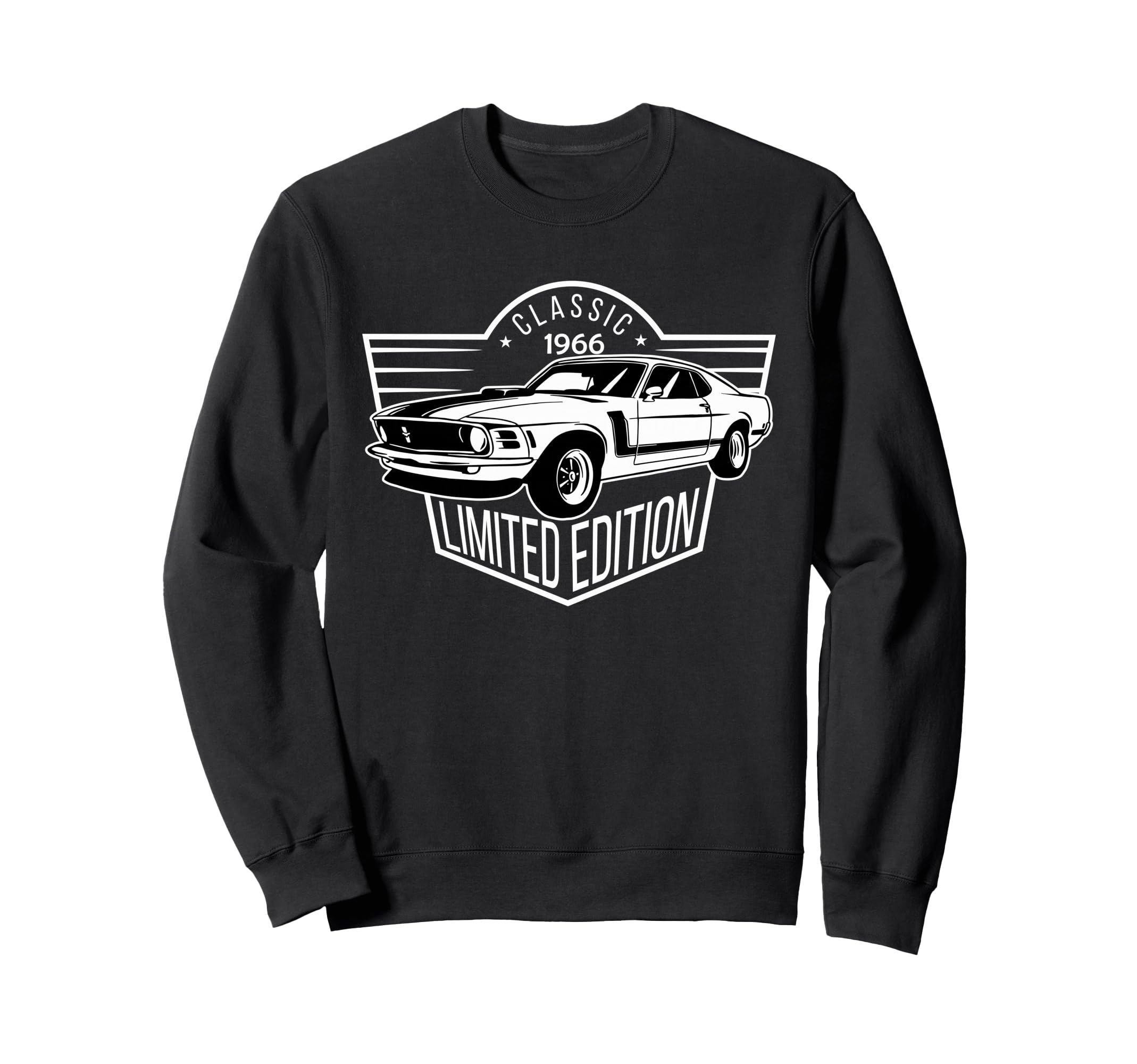 1966 Dad Birthday Legend Car Sweatshirt - Custom Art Print Unisex - T-Shirt, Sweatshirt, Hoodie