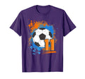 11Th Birthday 11 Years Old Soccer T-Shirt - Aesthetic Graphic Men Women - T-Shirt, Sweatshirt, Hoodie