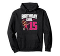15Th Birthday Soccer Dabbing 15 Years Hoodie - Custom Art Print Men Women - T-Shirt, Sweatshirt, Hoodie