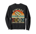 2002 Birthday Cassette Tape Sweatshirt - Aesthetic Graphic Unisex - T-Shirt, Sweatshirt, Hoodie