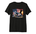 American Flag Trucker Dad Big Rig T-Shirt - Trendy Graphic Men Women - T-Shirt, Sweatshirt, Hoodie