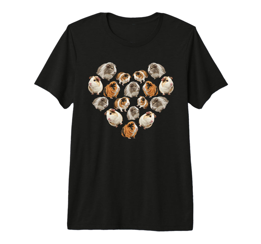 Guinea Pig Owner Heart Guinea Pig Mom T-Shirt - Aesthetic Graphic Unisex - T-Shirt, Sweatshirt, Hoodie