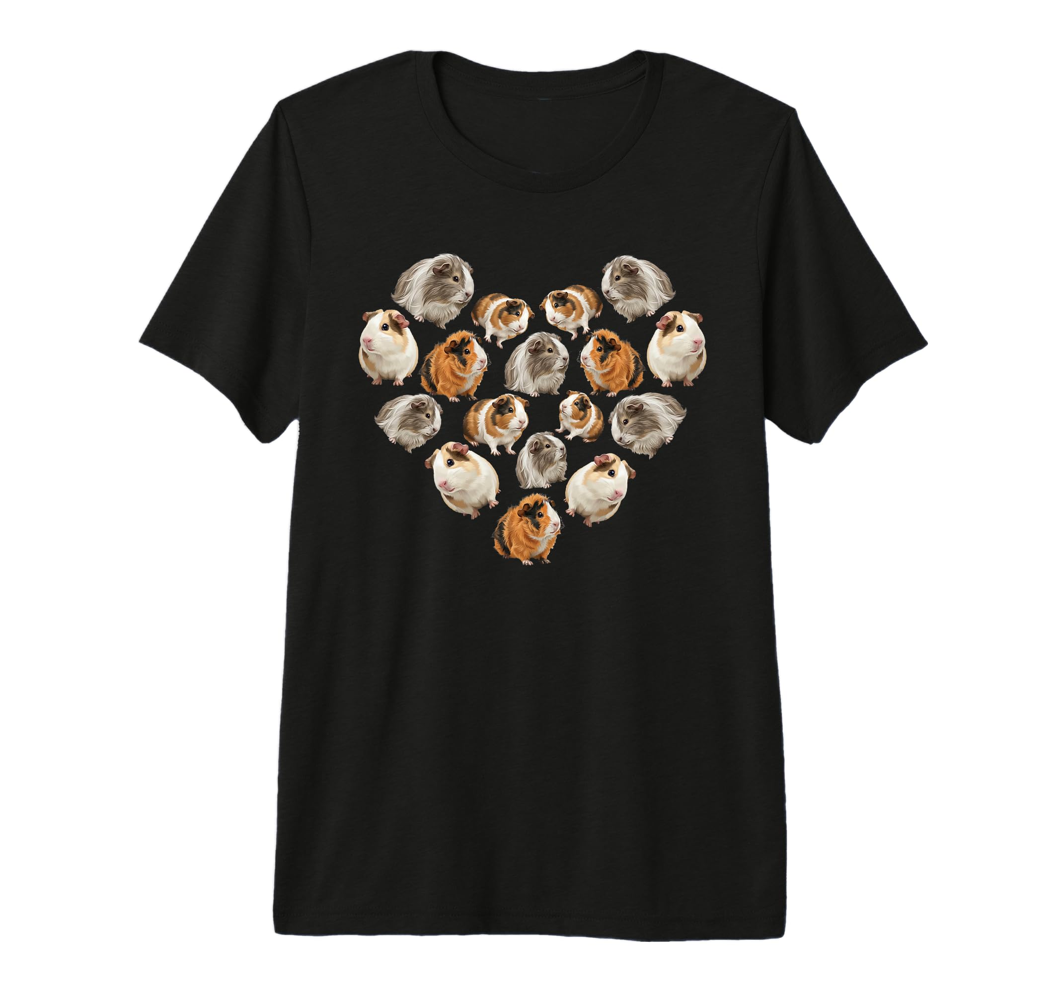 Guinea Pig Owner Heart Guinea Pig Mom T-Shirt - Aesthetic Graphic Unisex - T-Shirt, Sweatshirt, Hoodie
