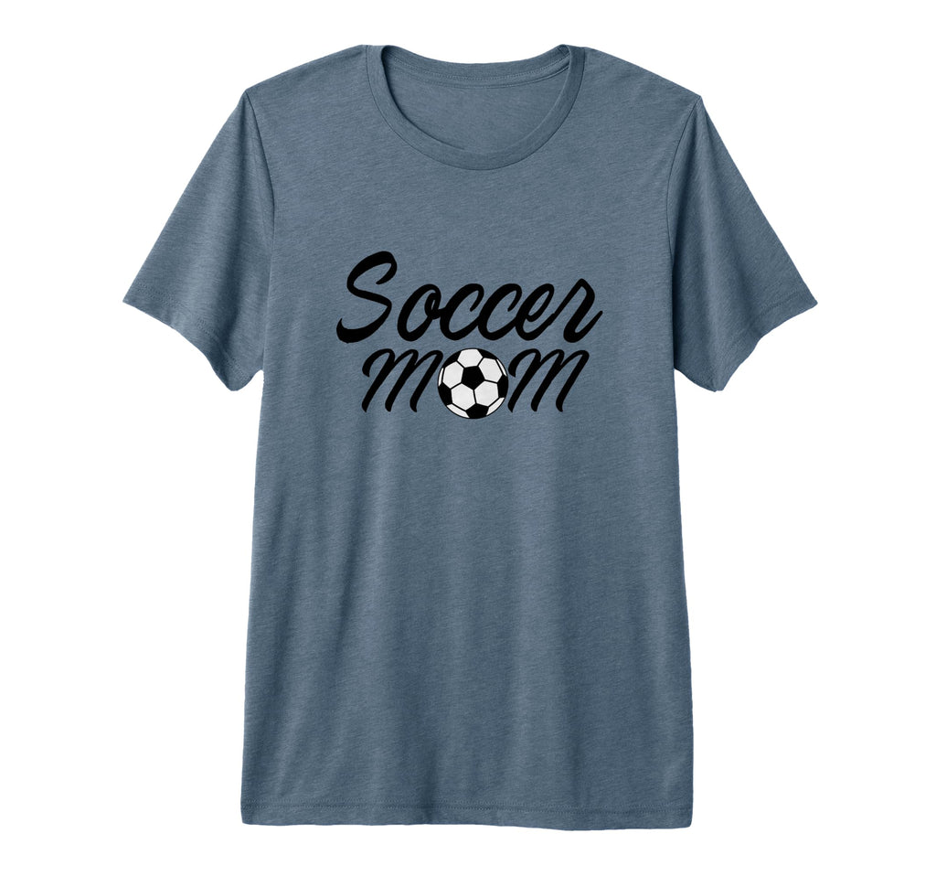 Soccer Mom Sport Team Mama Soccer Ball T-Shirt - Minimalist Print Unisex - T-Shirt, Sweatshirt, Hoodie