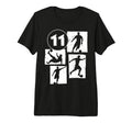 11Th Birthday Soccer Player Football T-Shirt - Custom Art Print Men Women - T-Shirt, Sweatshirt, Hoodie
