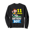 11Th Birthday 11 Years Soccer Sweatshirt - Graphic Print for Adults - T-Shirt, Sweatshirt, Hoodie