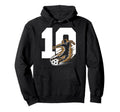 10 Soccer Birthday Gift Soccer Fan Hoodie - Custom Art Print for Adults - T-Shirt, Sweatshirt, Hoodie