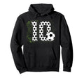 10Th Birthday Soccer Ten Year Old Hoodie - Trendy Graphic for Adults - T-Shirt, Sweatshirt, Hoodie