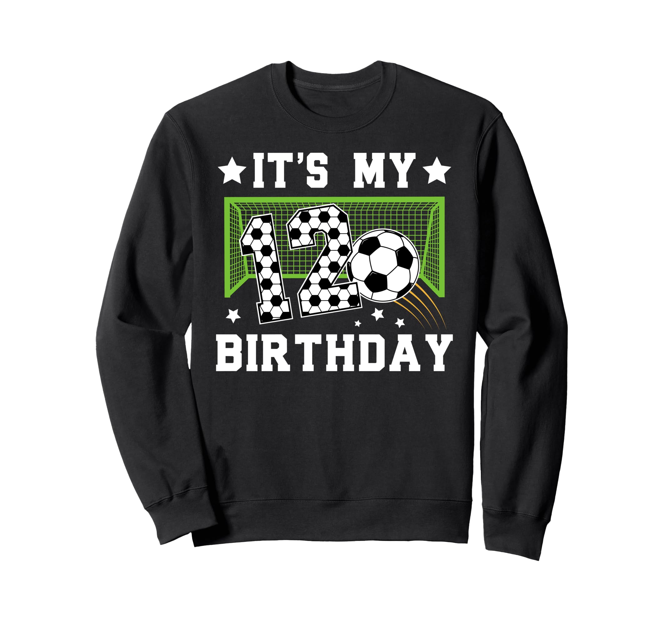 12Th Birthday Soccer 12 Year Sweatshirt - Fun Novelty Design for Adults - T-Shirt, Sweatshirt, Hoodie