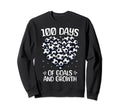 100 Days School Soccer Heart Love Sweatshirt - Minimalist Print for Adults - T-Shirt, Sweatshirt, Hoodie