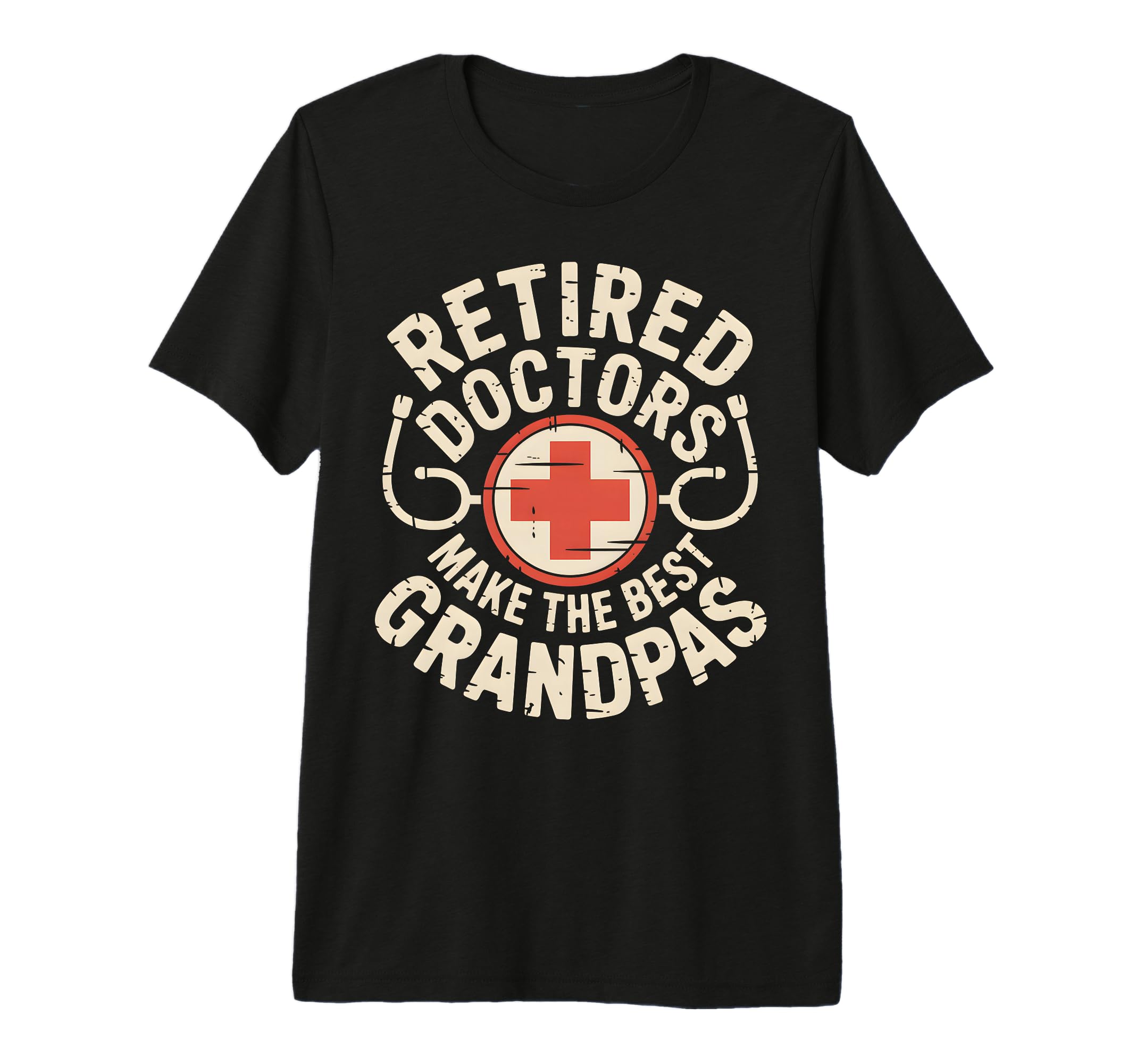 Pensioner Grandpa Doctor Md Retirement T-Shirt - Graphic Print Men Women - T-Shirt, Sweatshirt, Hoodie