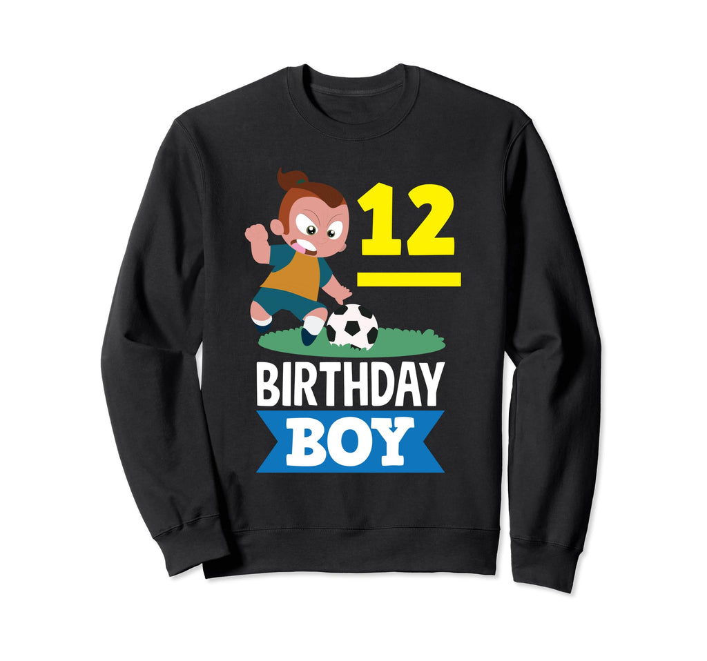 12Th Birthday 12 Years Soccer Sweatshirt - Trendy Graphic for Adults - T-Shirt, Sweatshirt, Hoodie