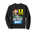 12Th Birthday 12 Years Soccer Sweatshirt - Trendy Graphic for Adults - T-Shirt, Sweatshirt, Hoodie