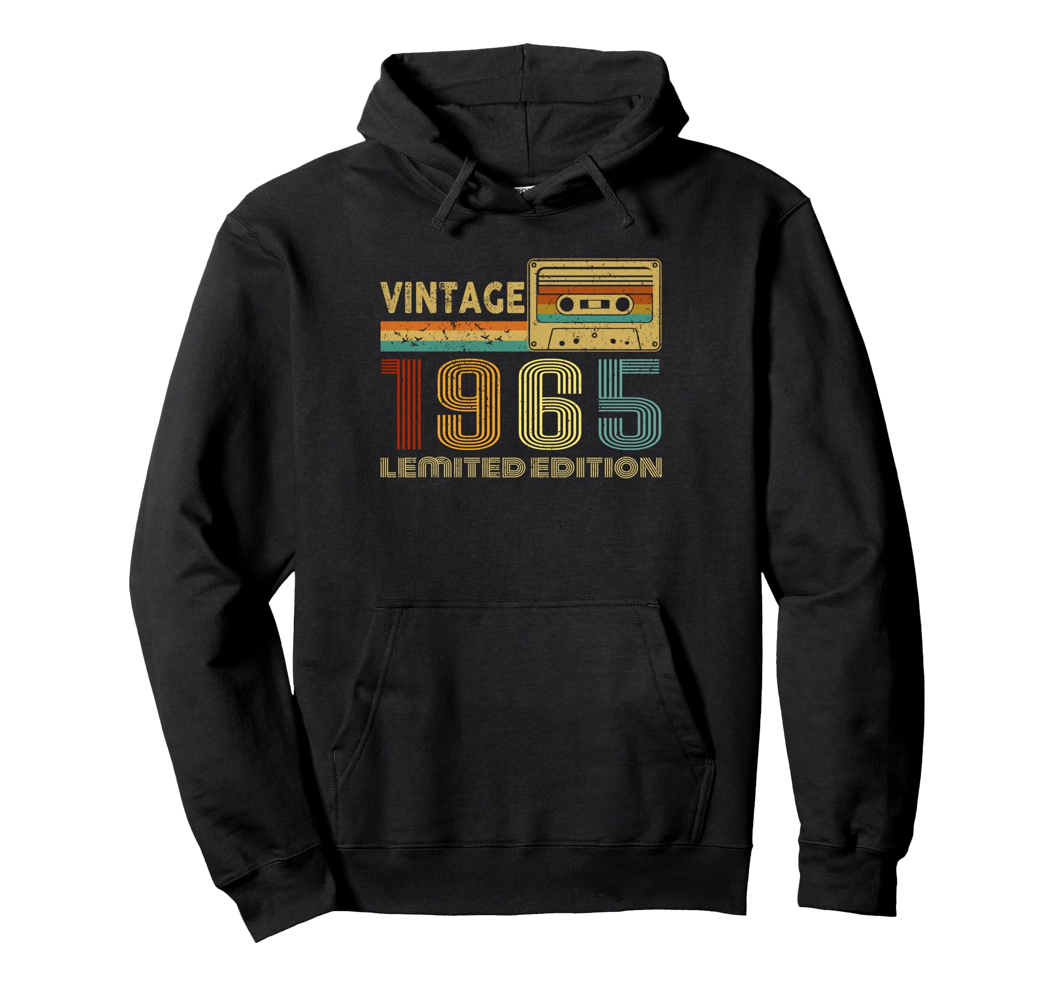 1965 Birthday Cassette Tape Hoodie - Trendy Graphic for Adults - T-Shirt, Sweatshirt, Hoodie