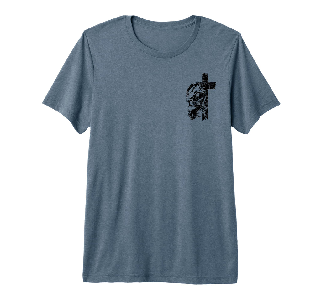 2 Sided God Husband Dad Protector Hero Tri T-Shirt - Trendy Graphic Unisex - T-Shirt, Sweatshirt, Hoodie