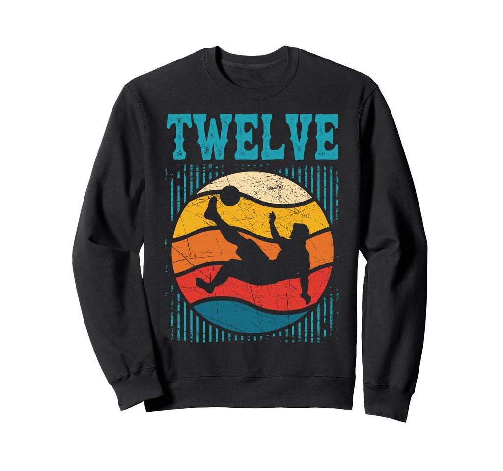 12Th Birthday Soccer 12 Years Old Sweatshirt - Trendy Graphic Men Women - T-Shirt, Sweatshirt, Hoodie