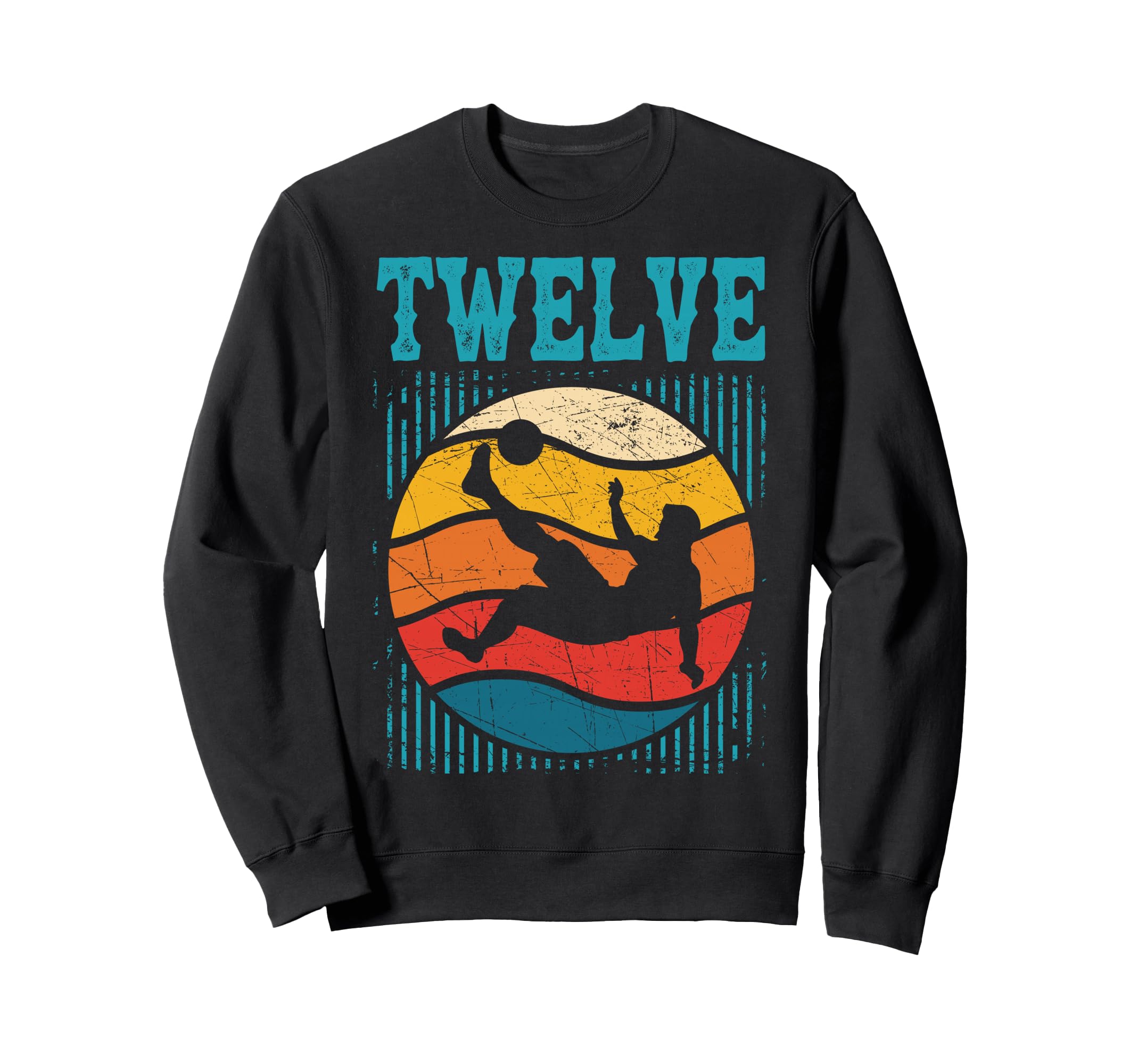 12Th Birthday Soccer 12 Years Old Sweatshirt - Trendy Graphic Men Women - T-Shirt, Sweatshirt, Hoodie