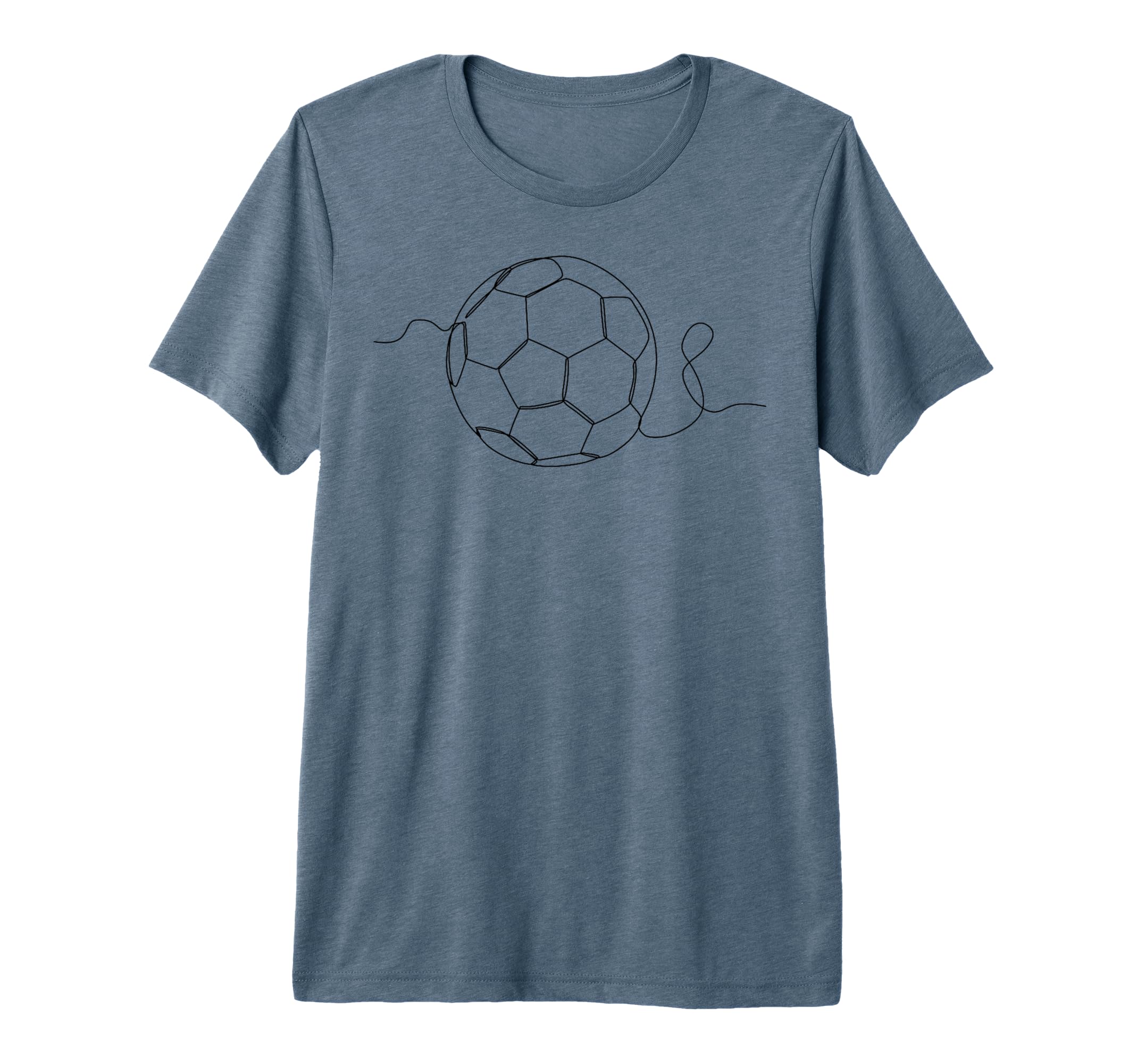 One Line Art Minimalist Soccer Coach T-Shirt - Graphic Print for Adults - T-Shirt, Sweatshirt, Hoodie
