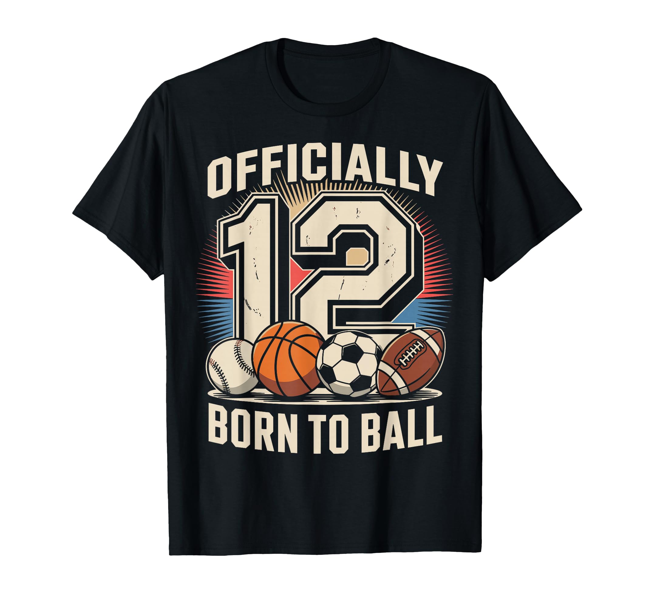 12 Birthday 12 Year Old 12Th Birthday T-Shirt - Custom Art Print Men Women - T-Shirt, Sweatshirt, Hoodie
