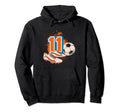 11Th Birthday Soccer Player Football 11 Hoodie - Streetwear Style Unisex - T-Shirt, Sweatshirt, Hoodie