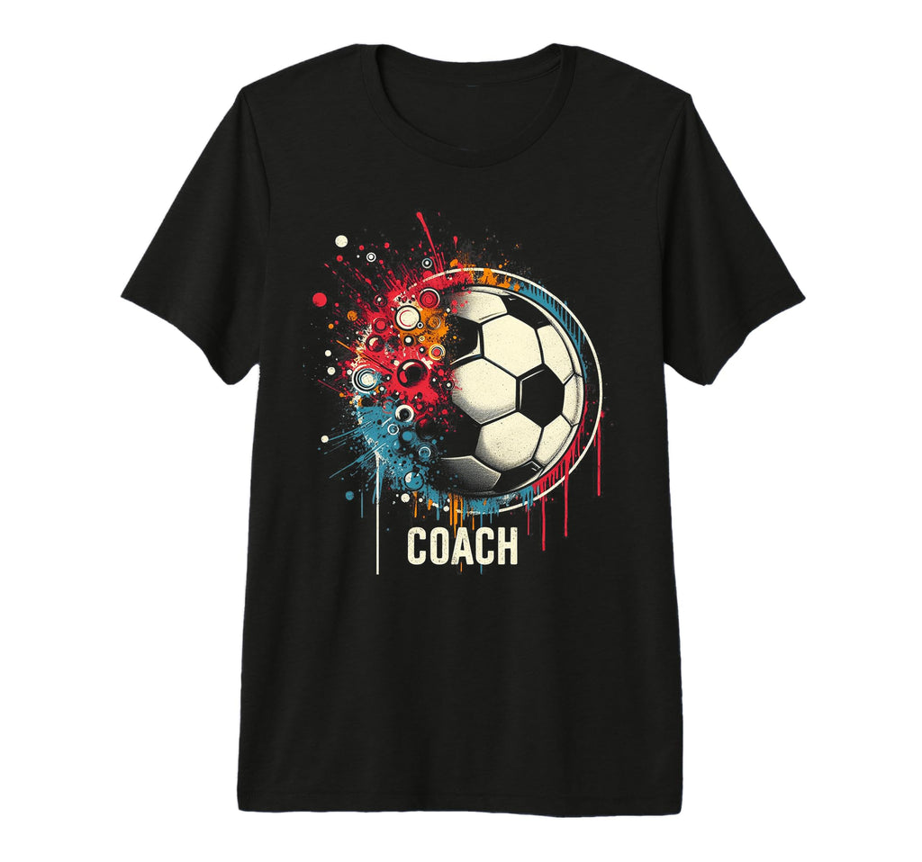 Soccer Coach Training Coaching T-Shirt - Minimalist Print Men Women - T-Shirt, Sweatshirt, Hoodie