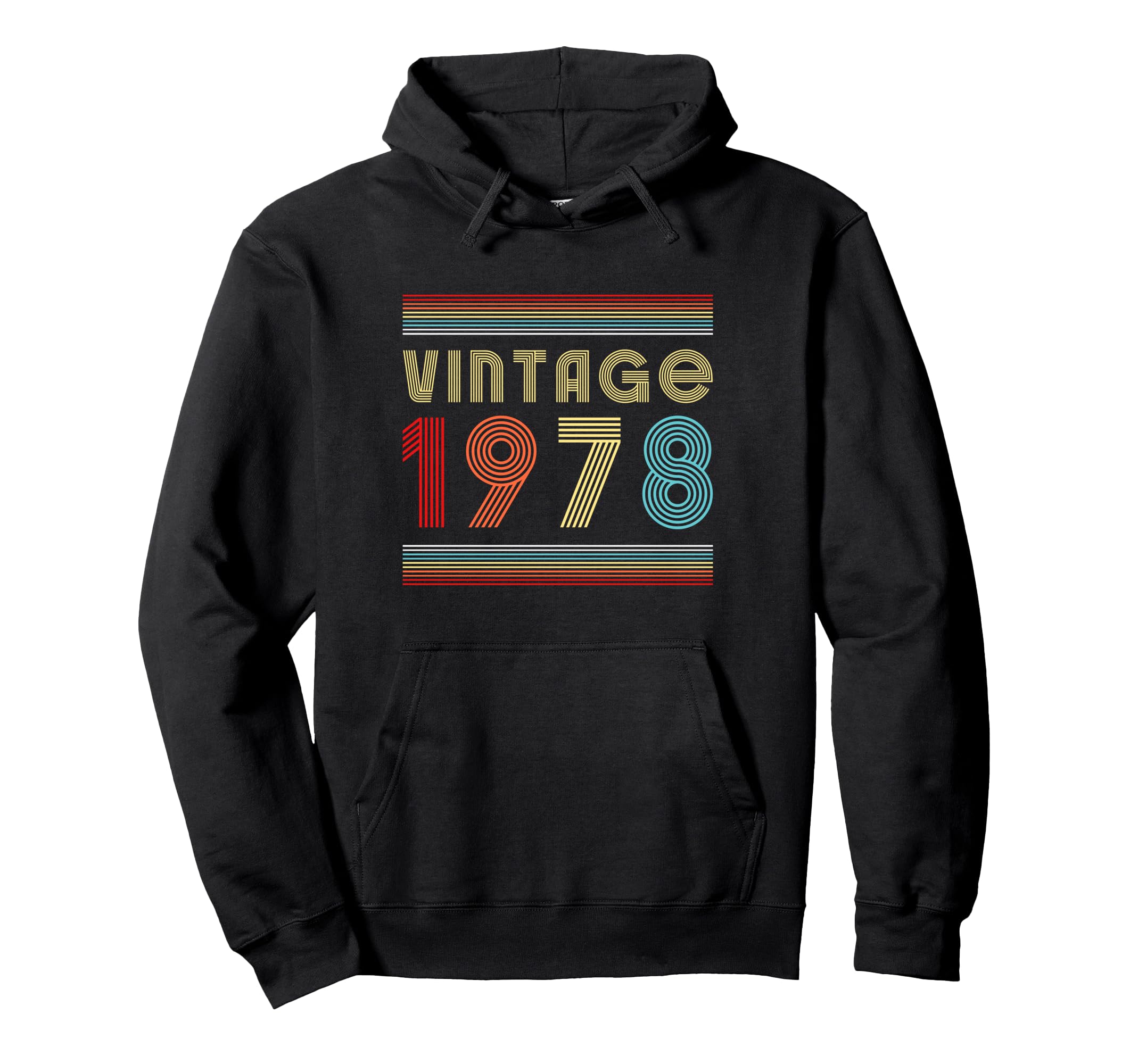 1978 Bday 1978 Birthday Hoodie - Aesthetic Graphic Unisex - T-Shirt, Sweatshirt, Hoodie