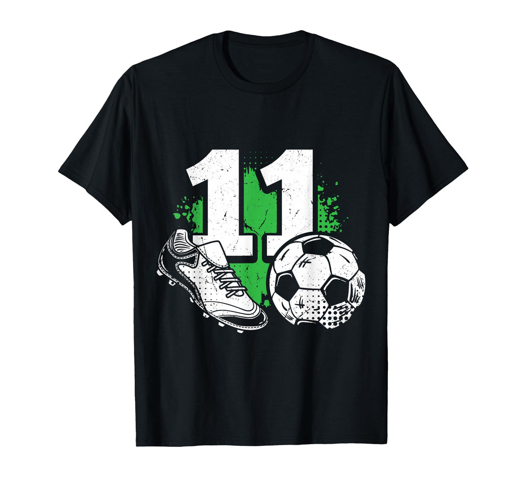 11Th Birthday Soccer Player Football 11 T-Shirt - Graphic Print for Adults - T-Shirt, Sweatshirt, Hoodie
