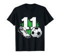 11Th Birthday Soccer Player Football 11 T-Shirt - Graphic Print for Adults - T-Shirt, Sweatshirt, Hoodie