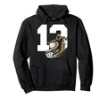 13 Soccer Birthday Gift Soccer Fan Hoodie - Custom Art Print for Adults - T-Shirt, Sweatshirt, Hoodie