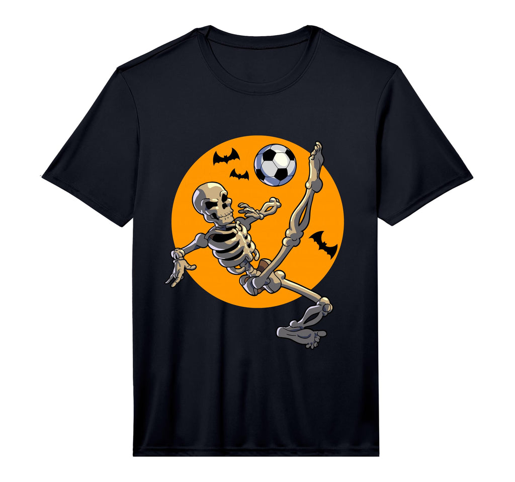 Soccer Skeleton Halloween T-Shirt - Casual Everyday Wear for Adults - T-Shirt, Sweatshirt, Hoodie