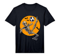 Soccer Skeleton Halloween T-Shirt - Casual Everyday Wear for Adults - T-Shirt, Sweatshirt, Hoodie