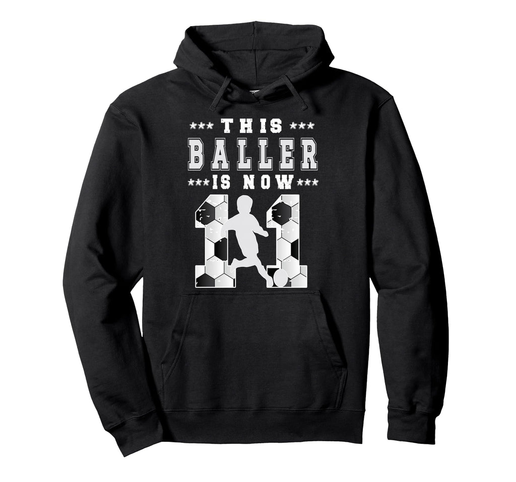 11Th Birthday Soccer Eleven Year Hoodie - Fun Novelty Design for Adults - T-Shirt, Sweatshirt, Hoodie
